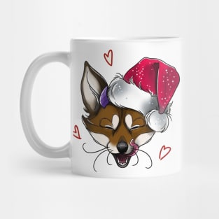 christmas fox Mug